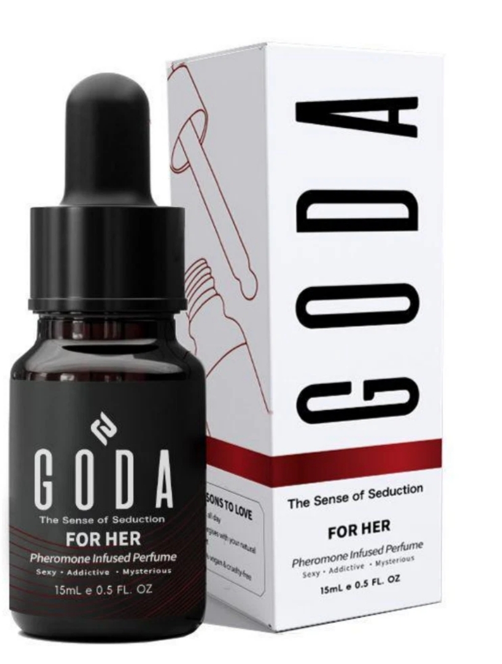 For Her Pheromone-Infused Serum - Black & White